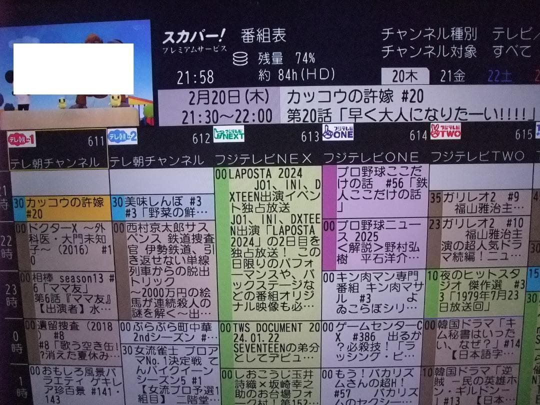 Panasonic　TZ-WR320P　全視聴　ダブルチューナー　320GB