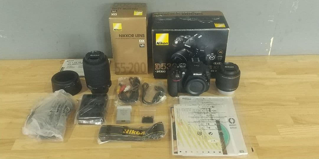ニコン D5300 18-52 VRⅡKit & 望遠ズームレンズ 55-200