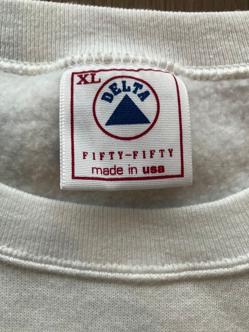 【極美品】1994年製 ひまわりデザイン スウェット DELTA社 USA