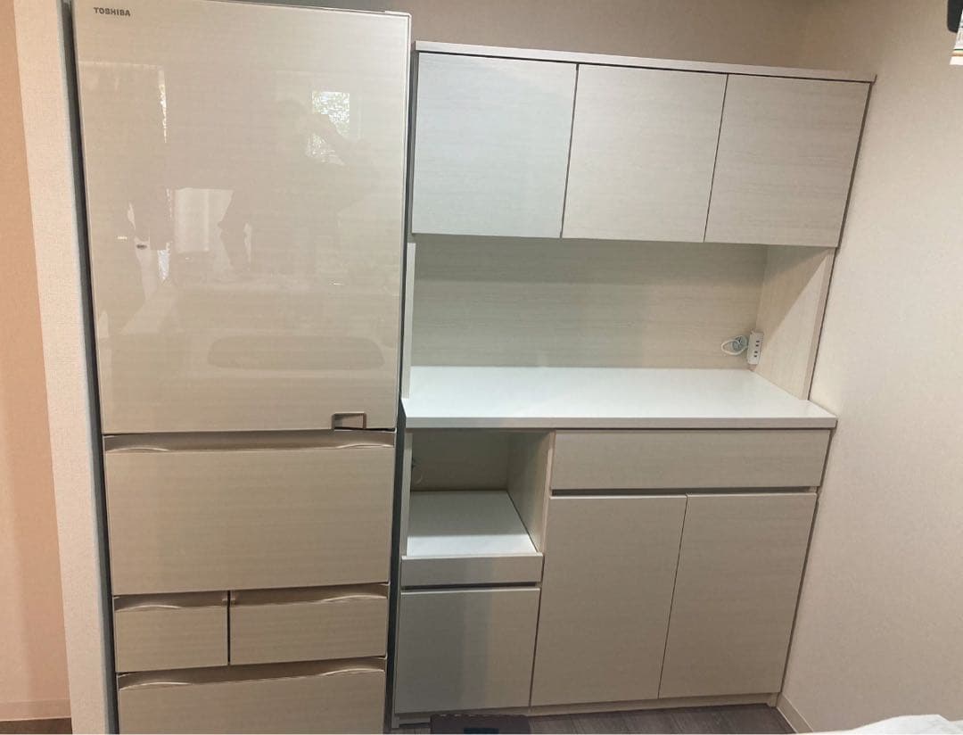 期間限定値下【美品】食器棚　カップボード　マーベラスファニチャー　大川家具