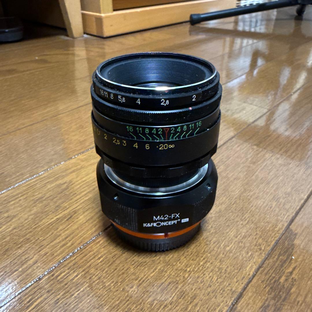 ヘリオス44-2 58mm F2 Xマウント富士フイルム