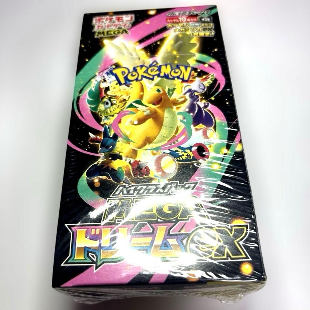 新品ポケモンカード メガドリームex&インフェルノX1BOX シュリンク付