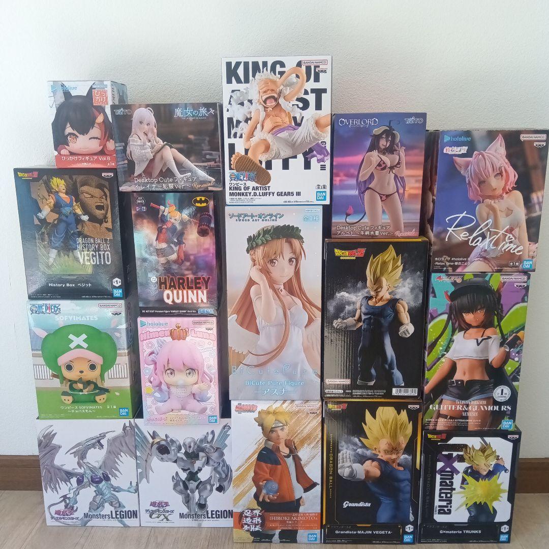 プライズフィギュア　17個セット　ドラゴンボール　ワンピースなど