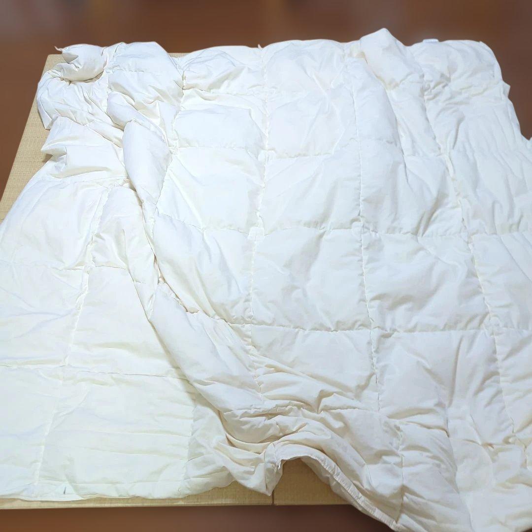 ニトリ 羽毛布団 2枚合わせ 合掛けふとん クイーンサイズ