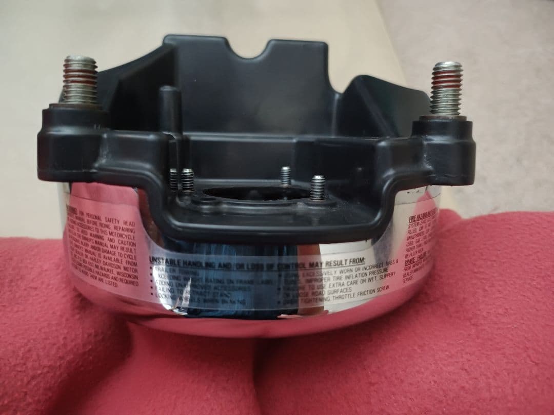 ハーレー エボリューション 純正 8インチエアクリーナー ブラケット＋カバー