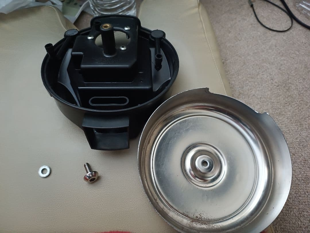 ハーレー エボリューション 純正 8インチエアクリーナー ブラケット＋カバー