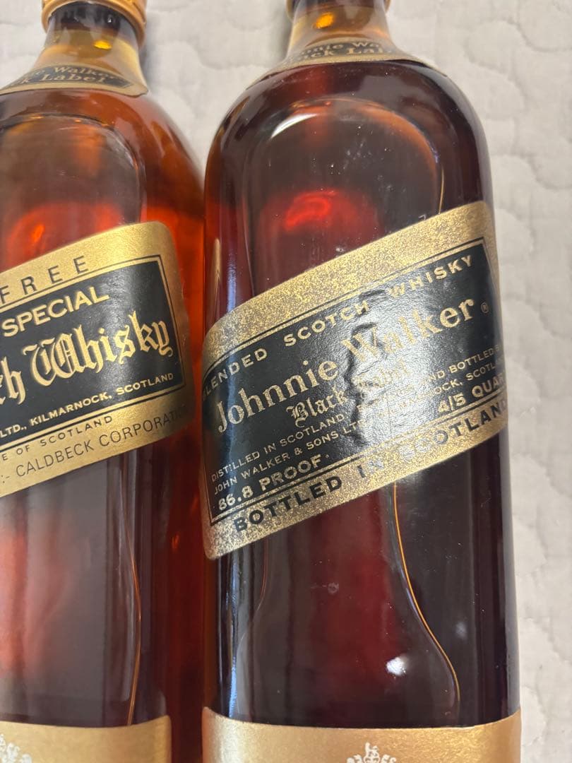 Johnnie Walker Black Label 2本セット　古酒