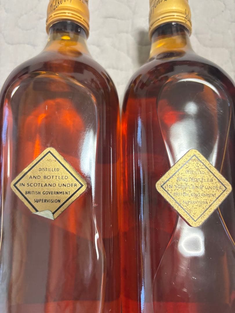 Johnnie Walker Black Label 2本セット　古酒