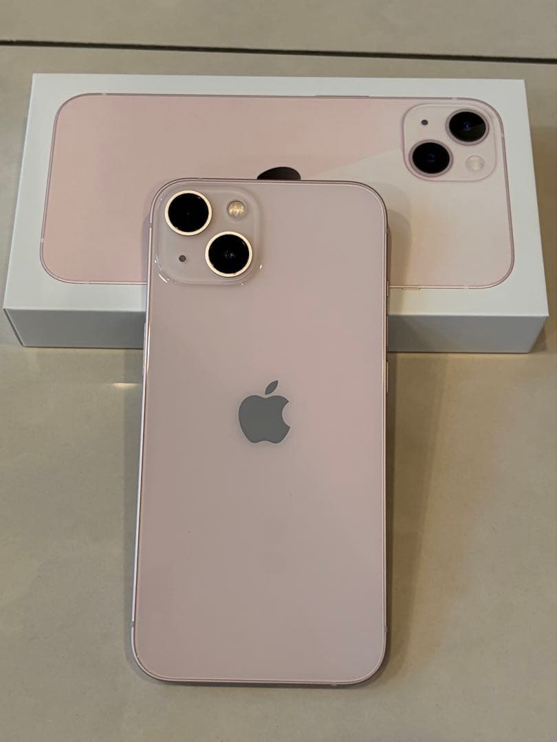 iPhone13 ピンク 128GB SIMフリー バッテリー88% 箱付き