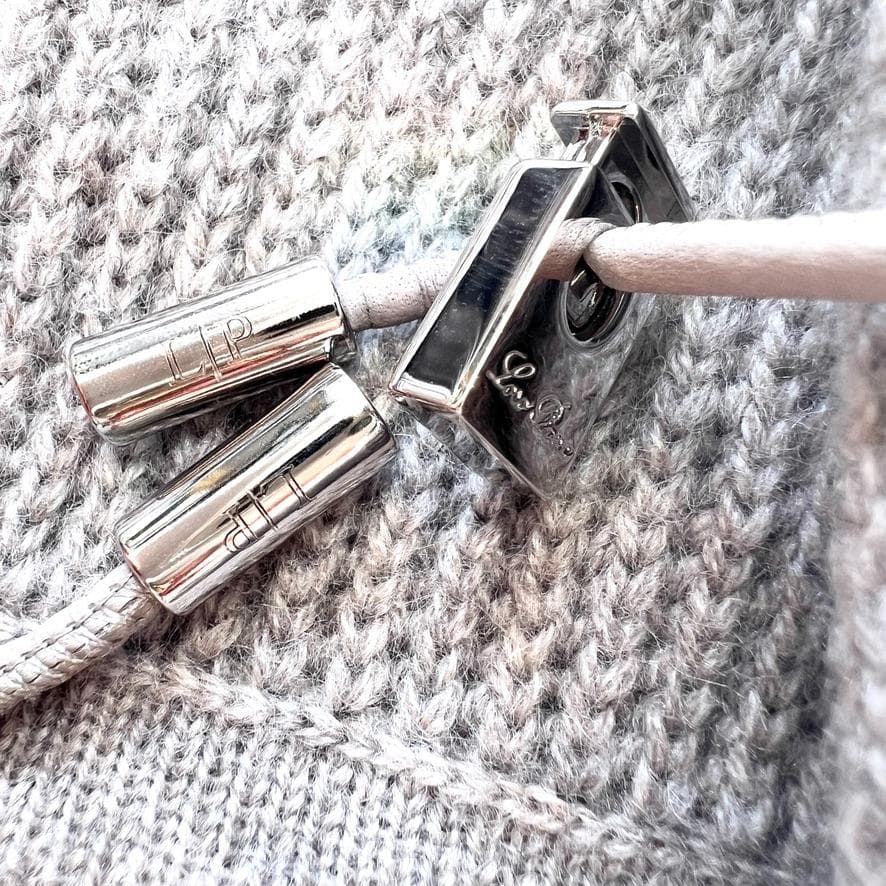 未使用★LOROPIANA★カシミヤ★ボリューム★ファー★フーディコート