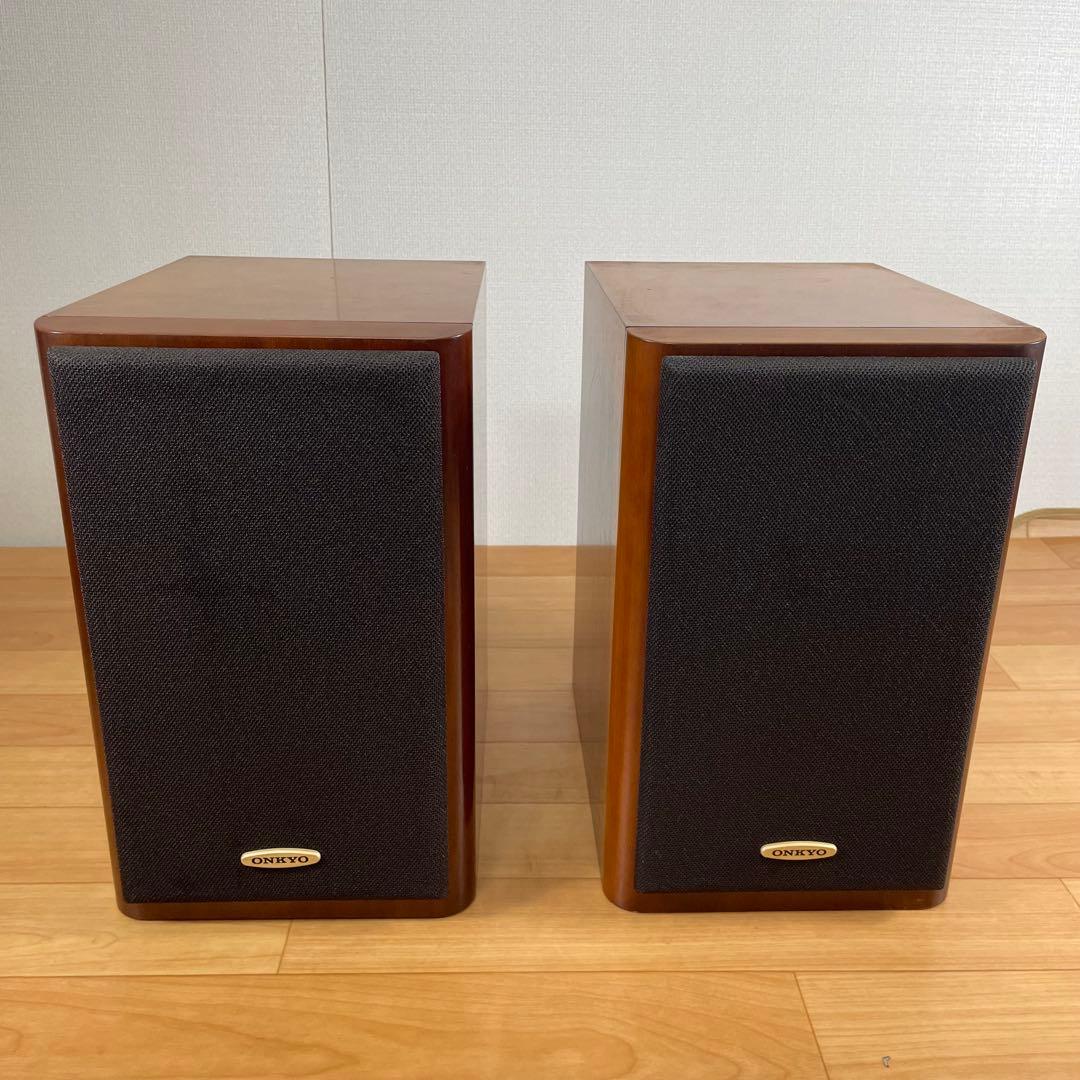 【良品】ONKYO スピーカー ペア D-202AX 同番 シリアル　動作品