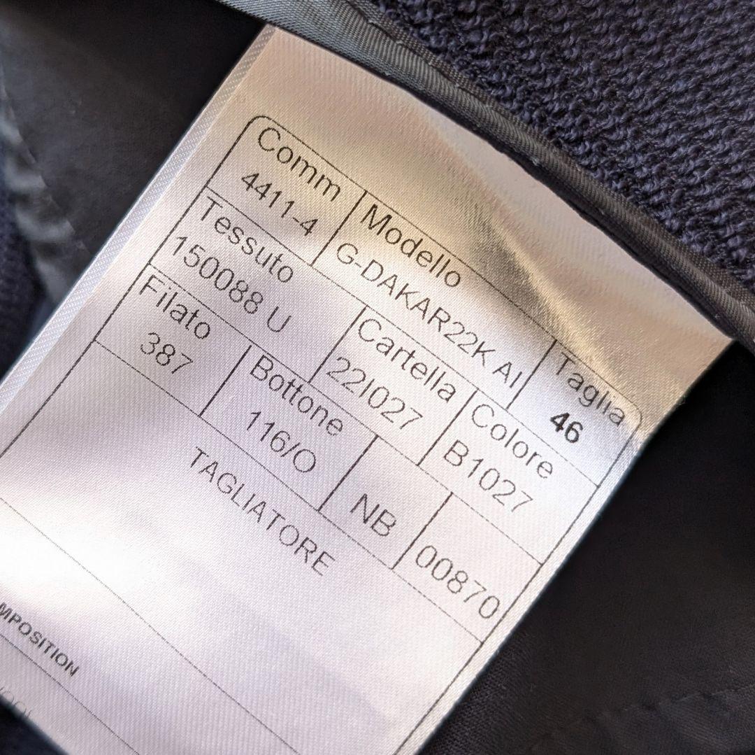 【近年モデル】TAGLIATORE Dakar ネイビー ジャケット 46サイズ