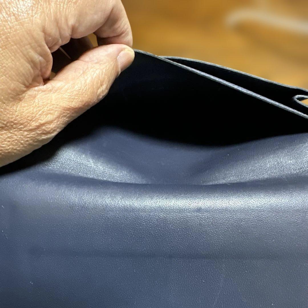 a*l様 HERMÈS ダークグレー レザー 長財布