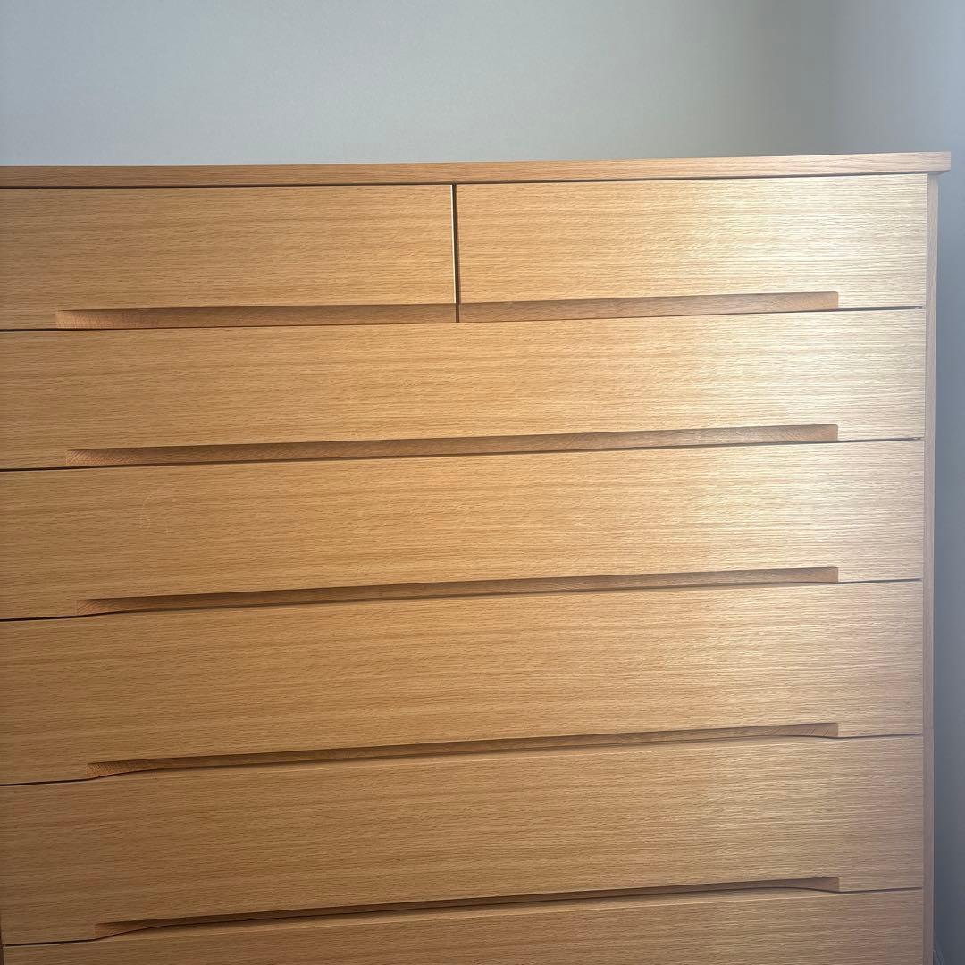 府中家具　大塚家具　チェスト　箪笥　タンス　表面前オーク素材　高級家具