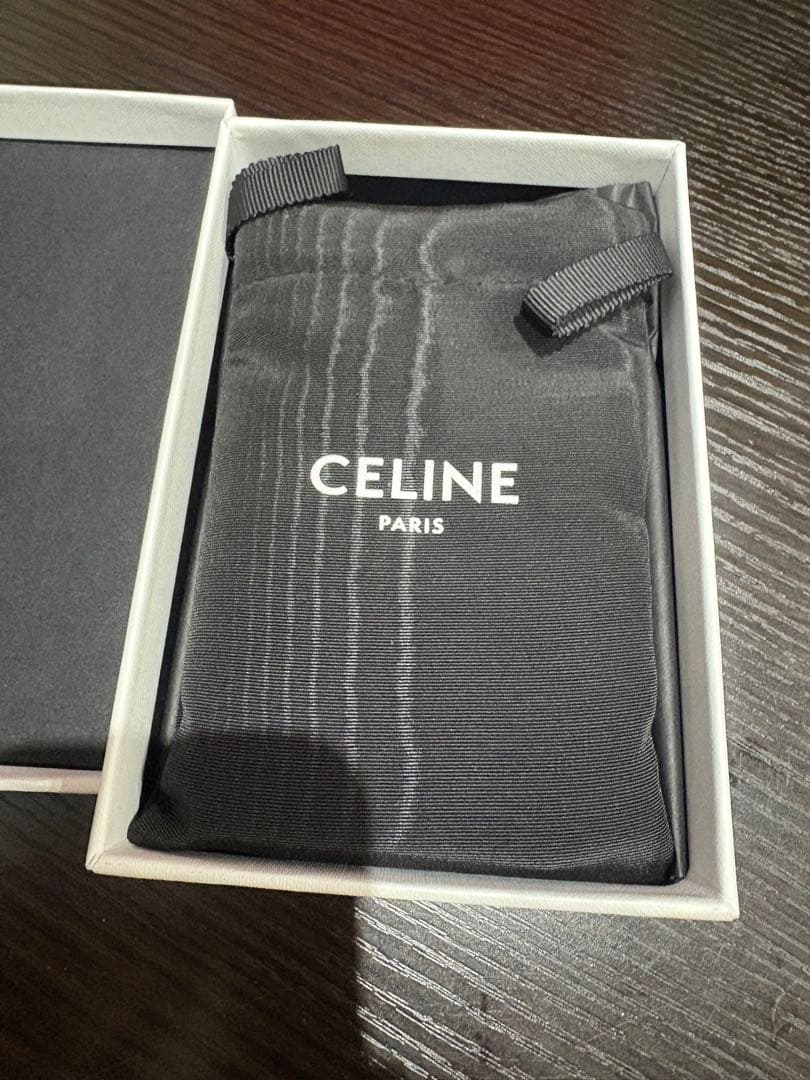 K*様 CELINE ブラックレザー キーケース
