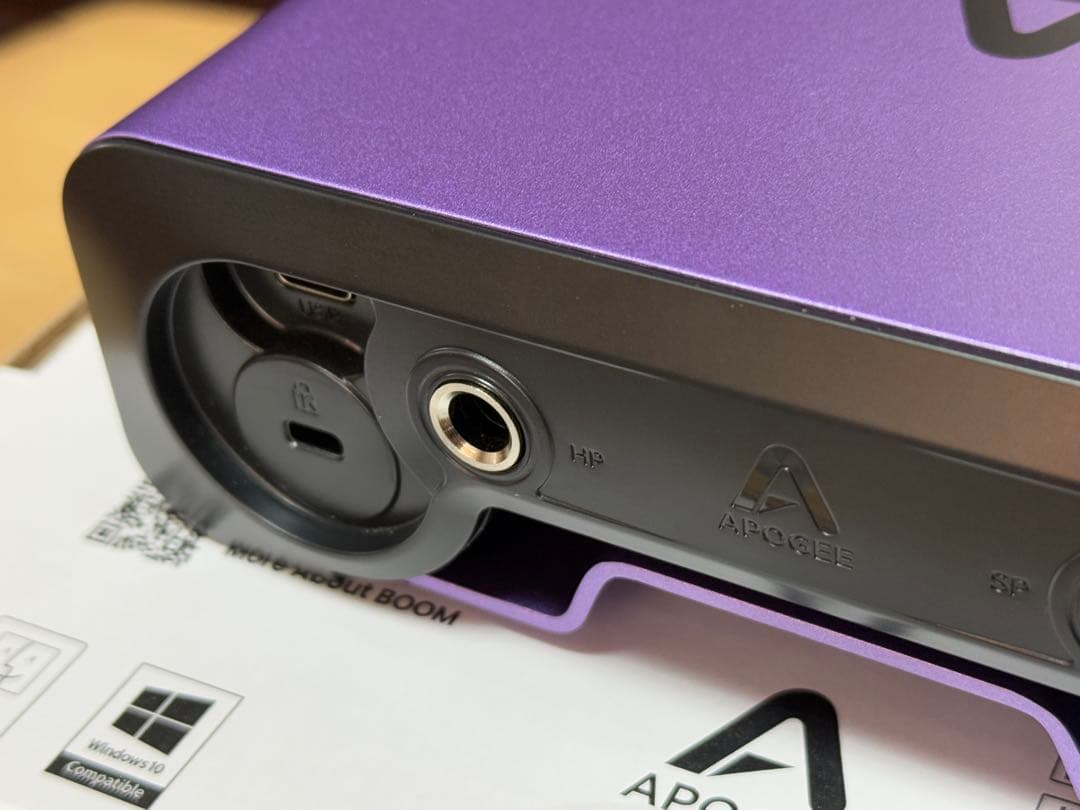 Apogee BOOM オーディオインターフェイス