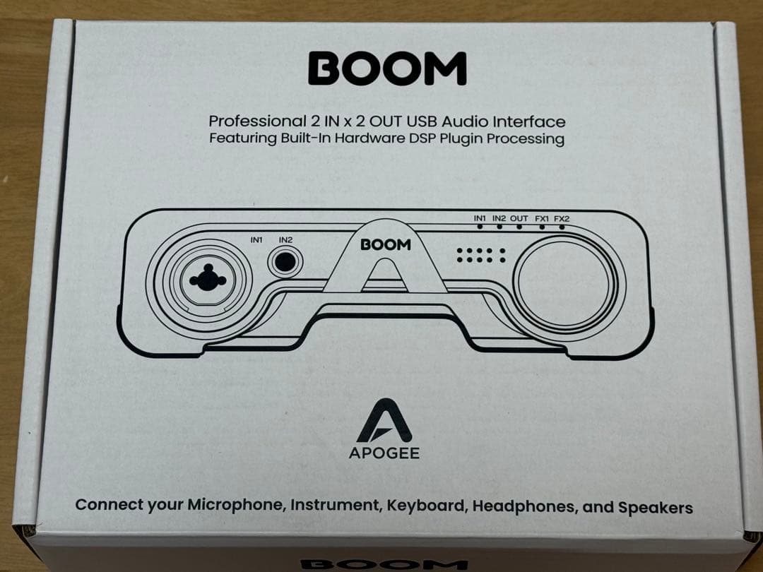 Apogee BOOM オーディオインターフェイス