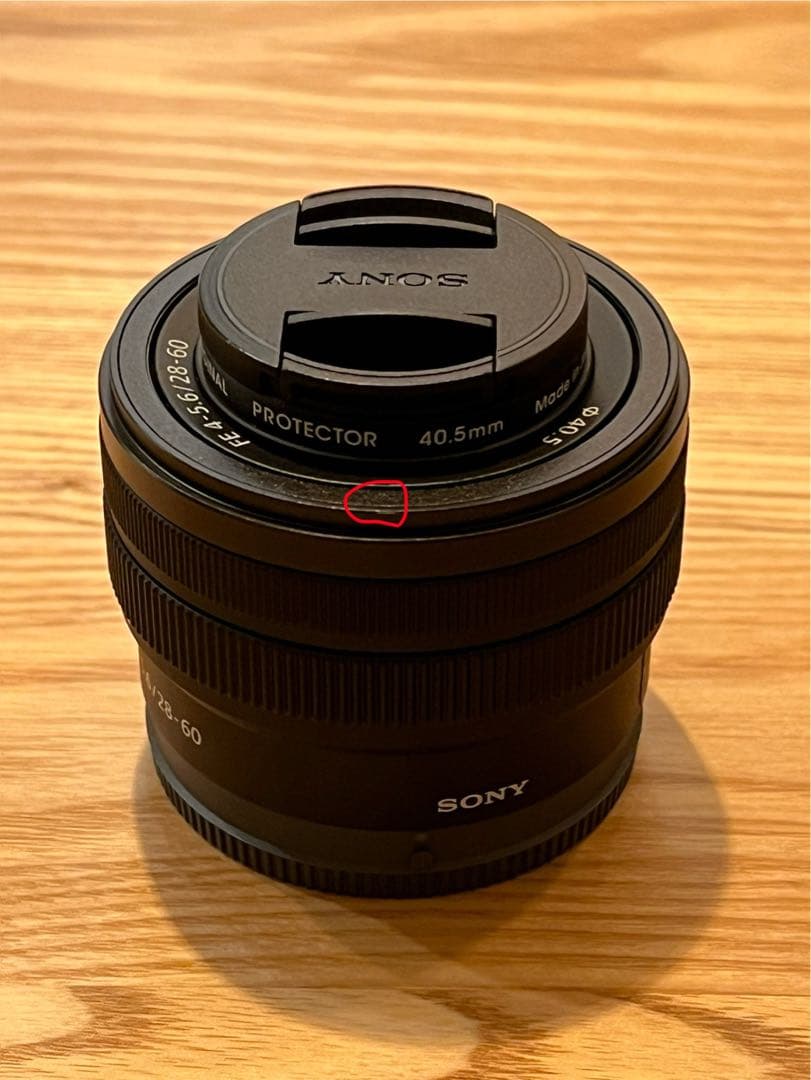 [美品]SONY FE 28-60mm F4-5.6 レンズフィルター付