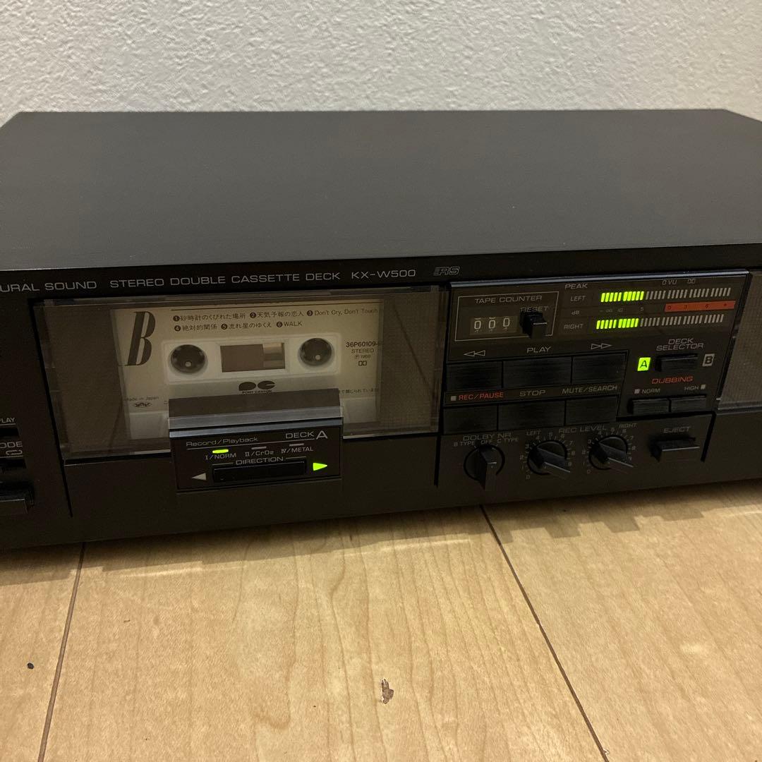 希少・動作品　ヤマハカセットデッキKX-W500　ダブルリバースカセットデッキ