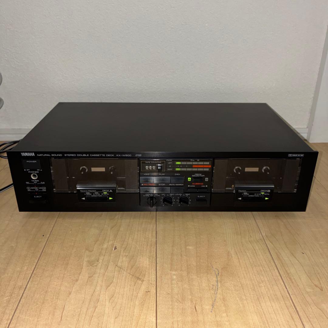 希少・動作品　ヤマハカセットデッキKX-W500　ダブルリバースカセットデッキ