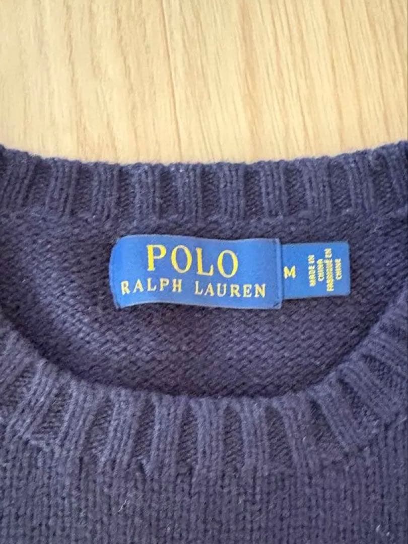 ポロ ラルフローレン ポロベアー ニット M ネイビー