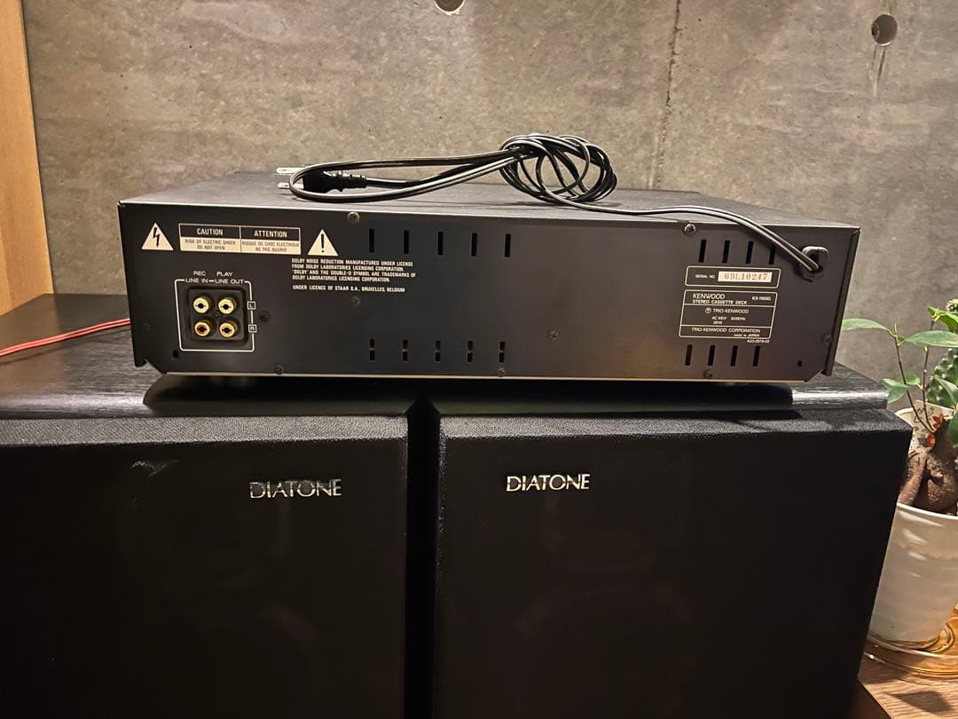 カセットプレーヤー　KENWOOD KX-1100G