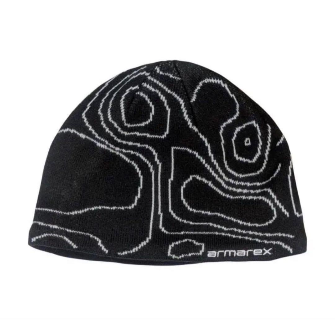 armarex 抽象地形模様 ニット帽