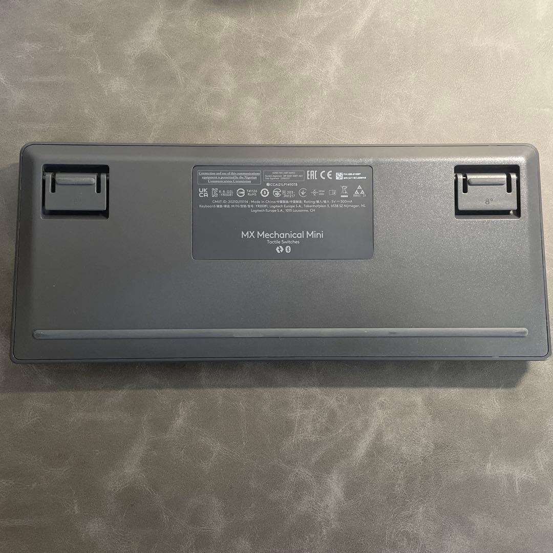 ロジクール　MX Mechanical Mini キーボード本体　茶軸