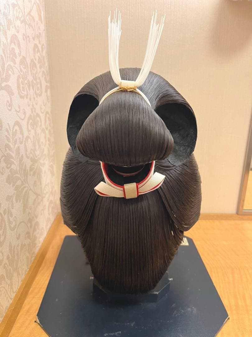 【人毛 日本髪かつら 小サイズ】花嫁和装 婚礼 舞踊 練習用 軽量 平成期