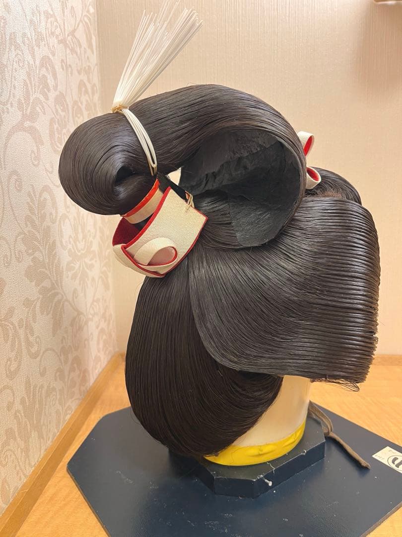 【人毛 日本髪かつら 小サイズ】花嫁和装 婚礼 舞踊 練習用 軽量 平成期