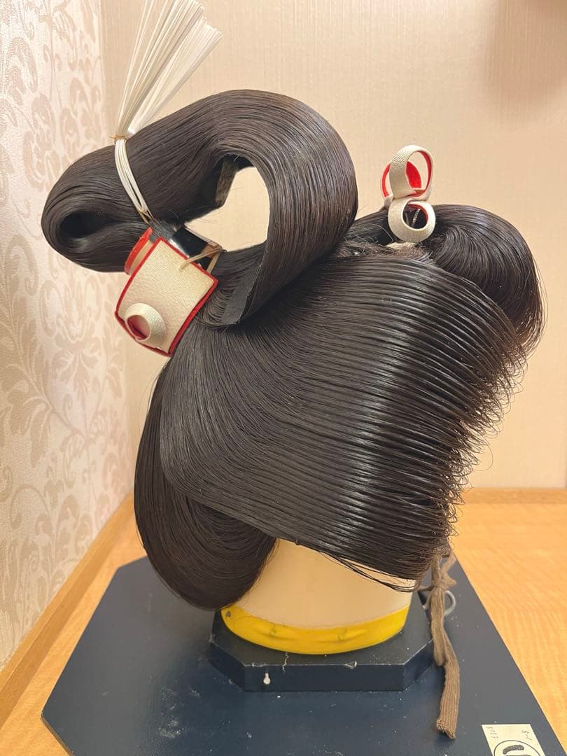 【人毛 日本髪かつら 小サイズ】花嫁和装 婚礼 舞踊 練習用 軽量 平成期