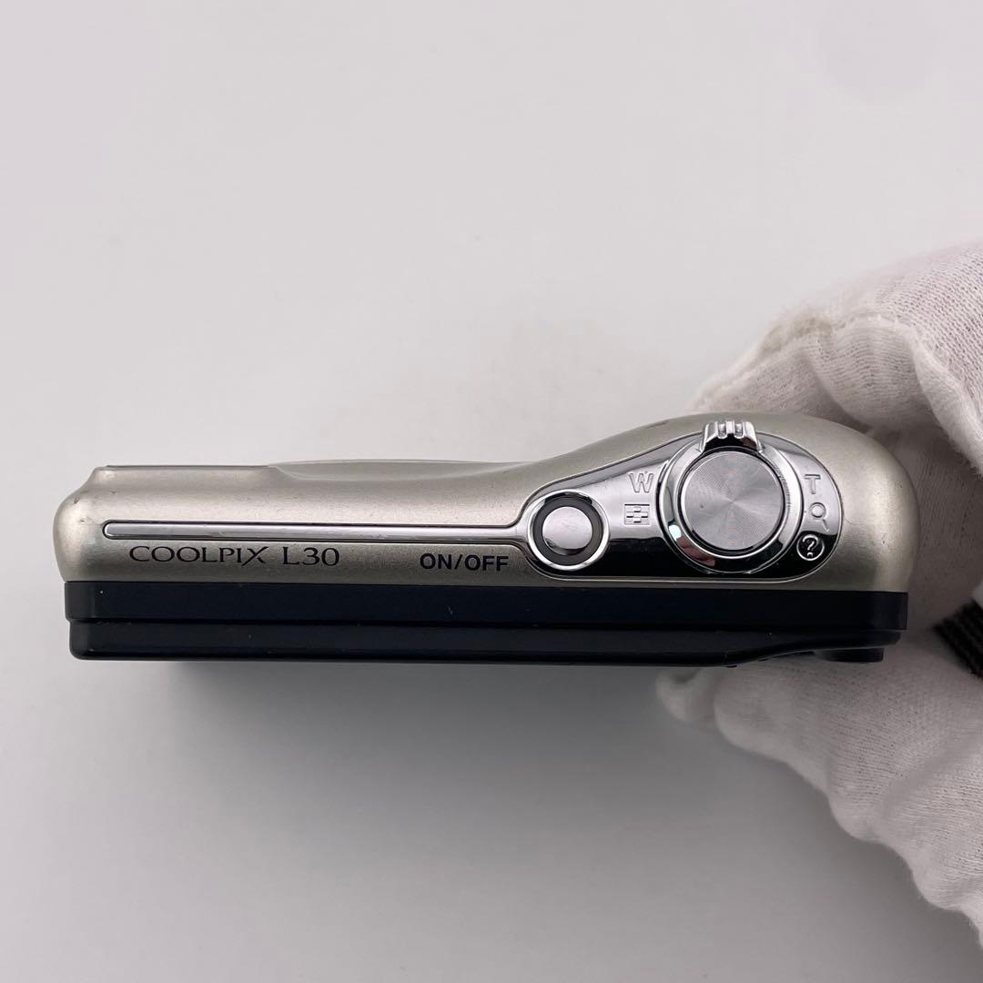 乾電池式/実写美⭕️【動作確認済】Nikon COOLPIX L30 シルバー