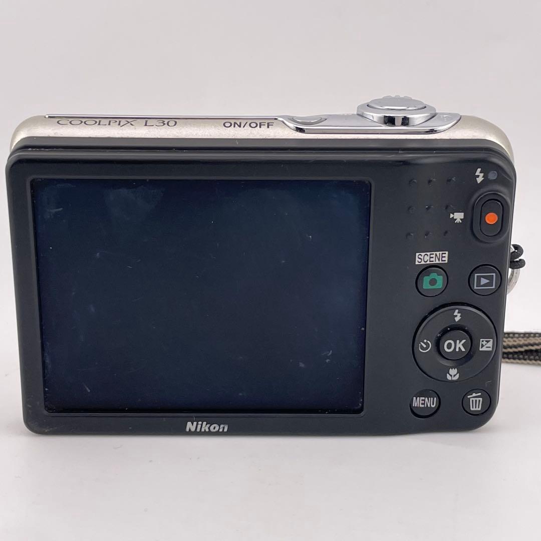 乾電池式/実写美⭕️【動作確認済】Nikon COOLPIX L30 シルバー