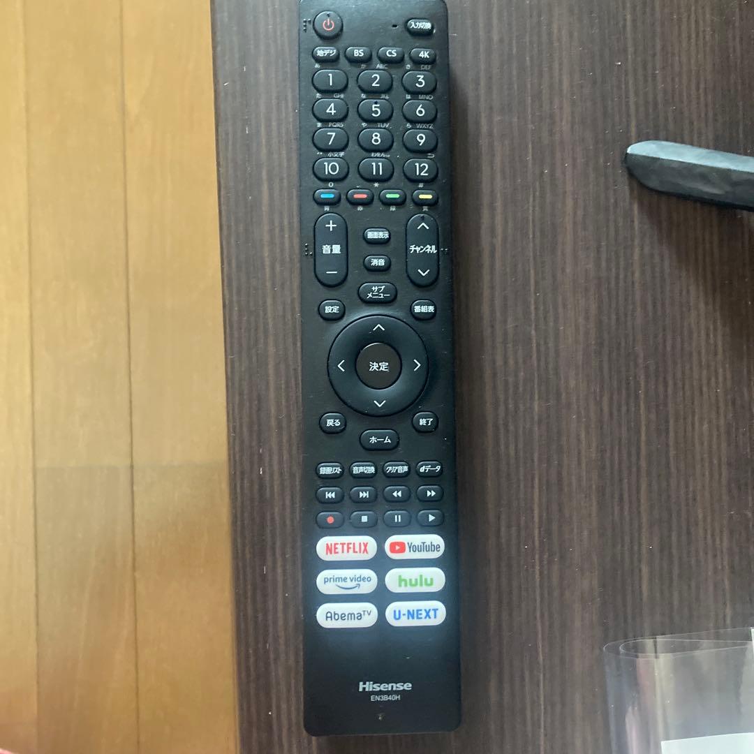 【美品】ハイセンス　50E65G　50インチ　4k 2022年製　リモコン有