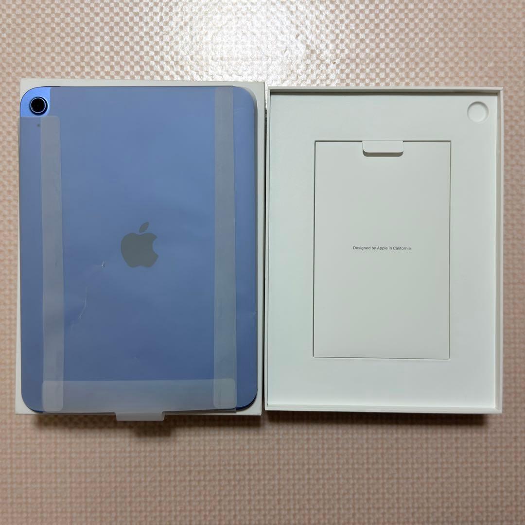 iPad A16 128GB ブルーApple Pencil USB-C ケース