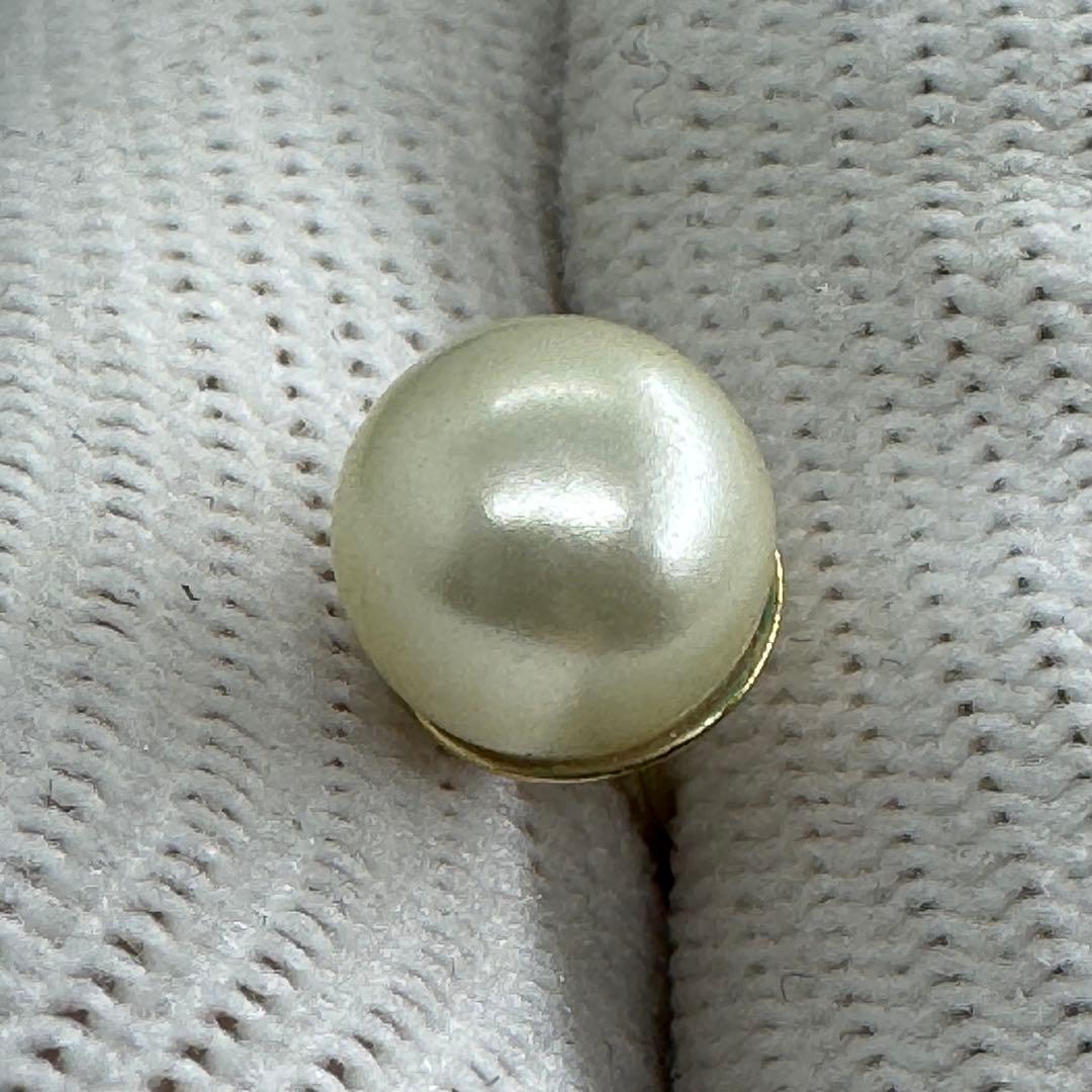 DIOR パール トライバル 片耳ピアス ラインストーン付き 070883