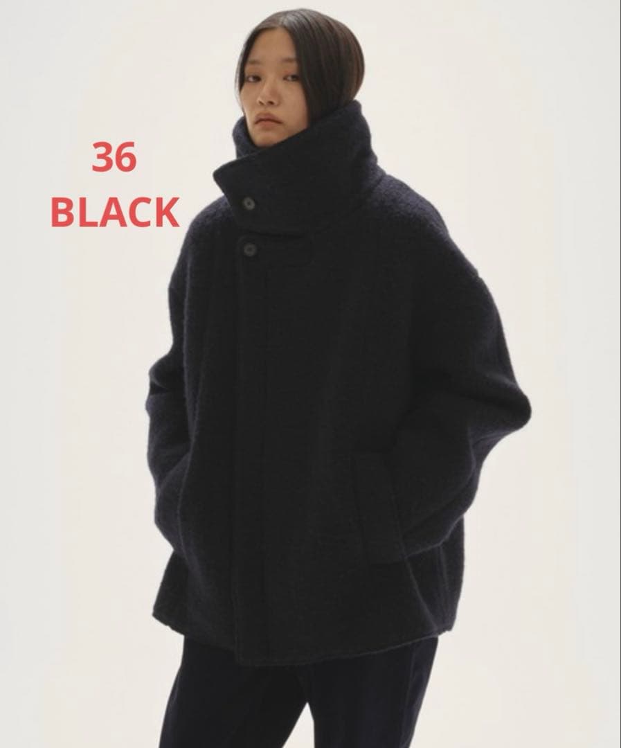 todayful Standcollar Boucle Jacket　36