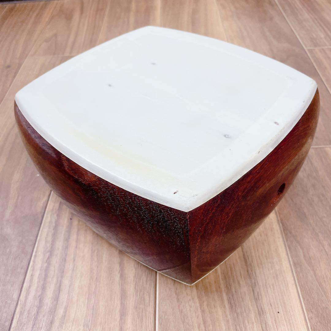 高級三味線 紅木 虎トチ 子持ち綾杉胴 一本溝 金ホゾ 細棹 東さわり 和楽器