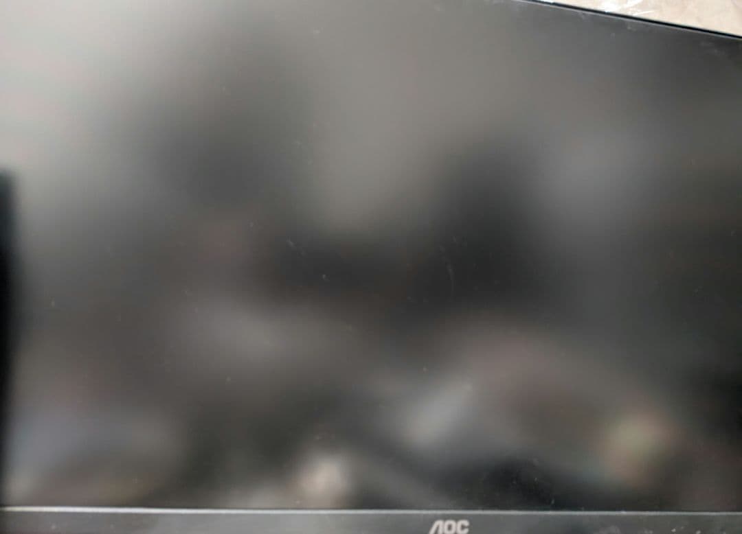 AOC　ゲーミングモニター ブラック & レッド [23.8型 /フルHD