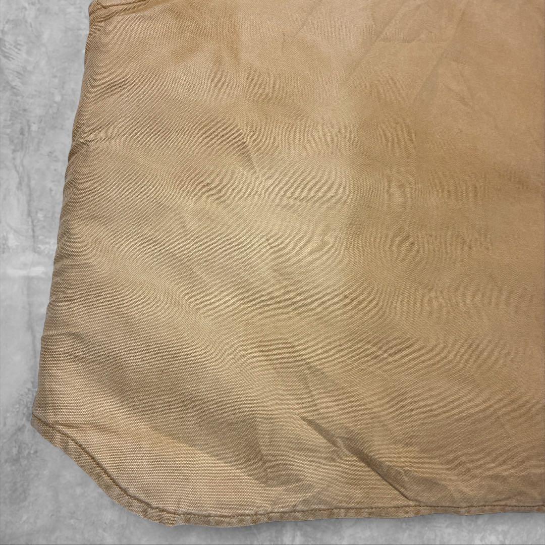 Carhartt ダックベスト 00s当時物 フェードキャメル中綿キルトXL相当