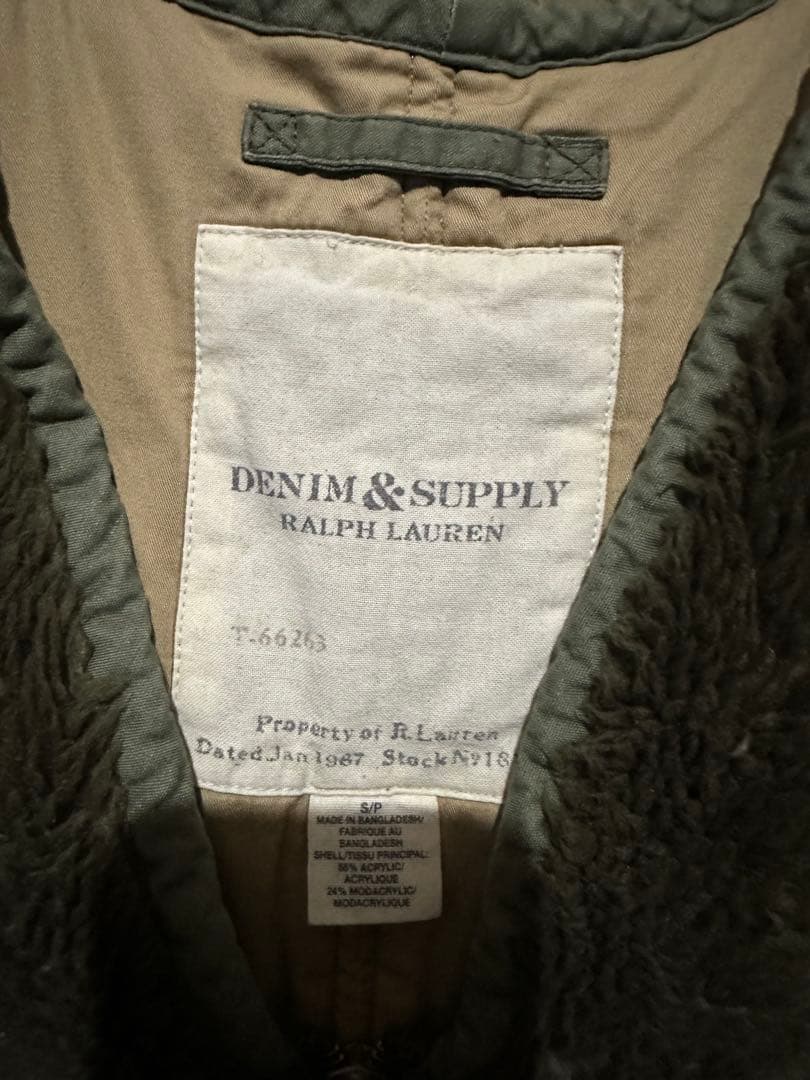 RALPH LAUREN ミリタリー　ファーベスト　ラルフローレン