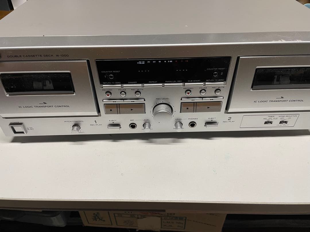 TEAC W-1200カセットデッキ　動作品