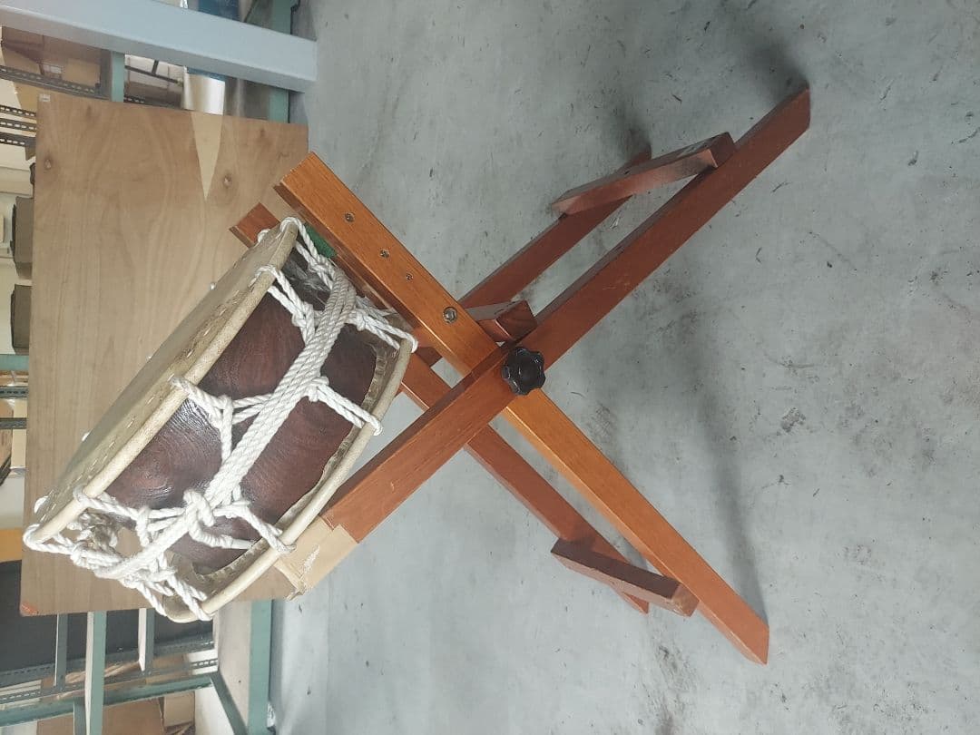 中型 和太鼓 手作りスタンド付き