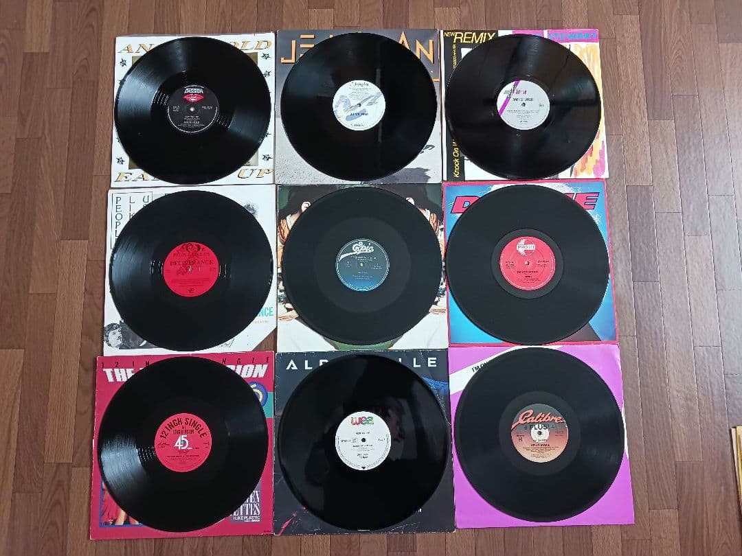80's ハイエナジー•ディスコ《レコード》12インチ盤9枚セット まとめ売り