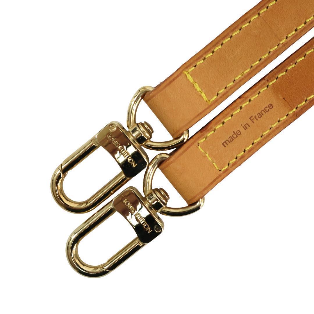 極美品 ルイヴィトン ショルダーストラップ ヌメ革 ゴールド金具 正規品