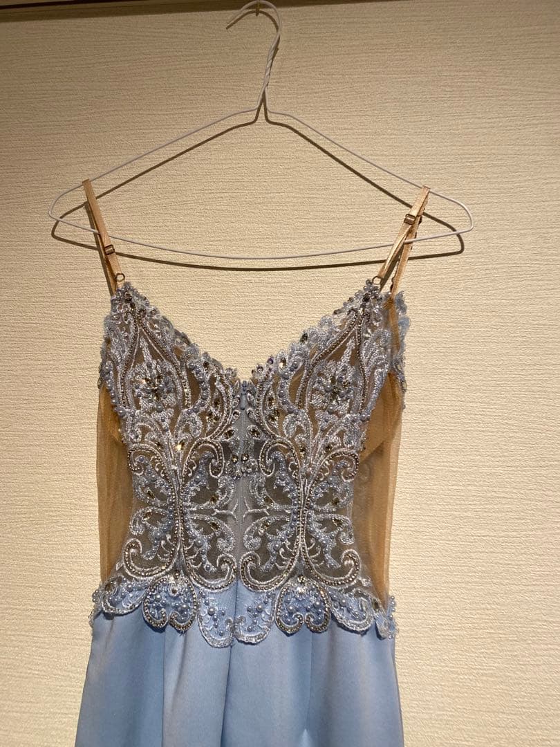 エンジェルアール　ロングドレス　キャバドレス sugar サックス