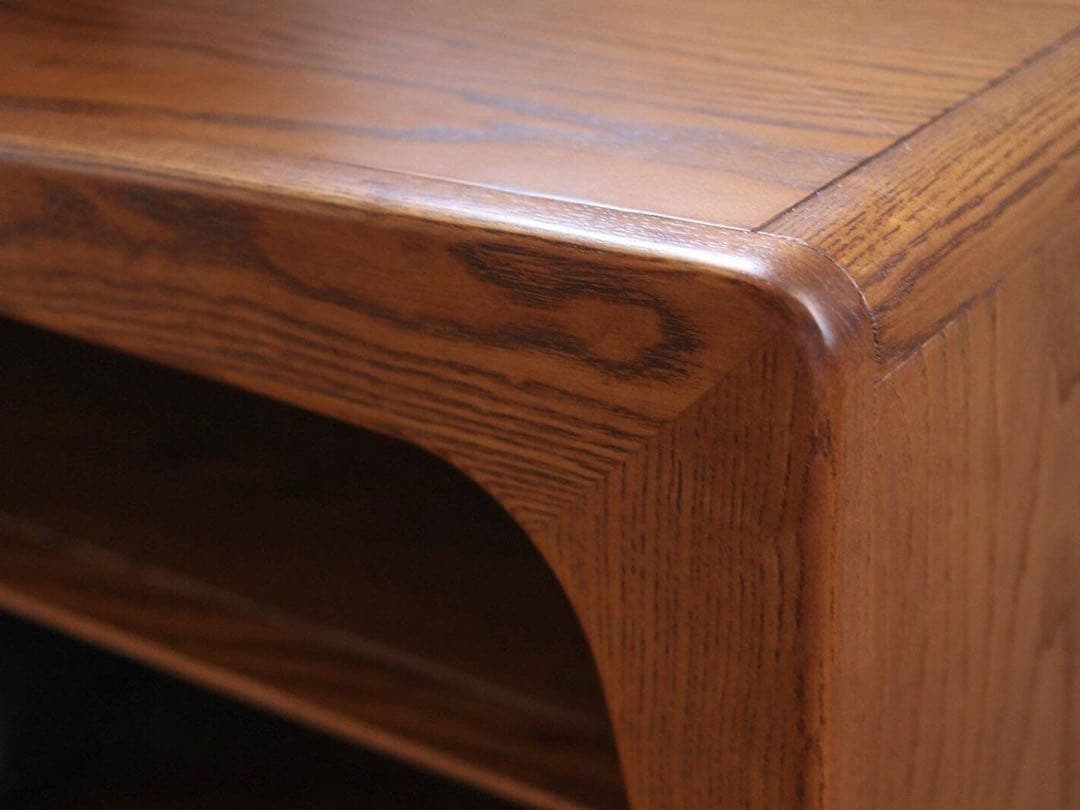 マリメッコ　AROS TV BOARD ブラウン 木製 ガラス扉付き