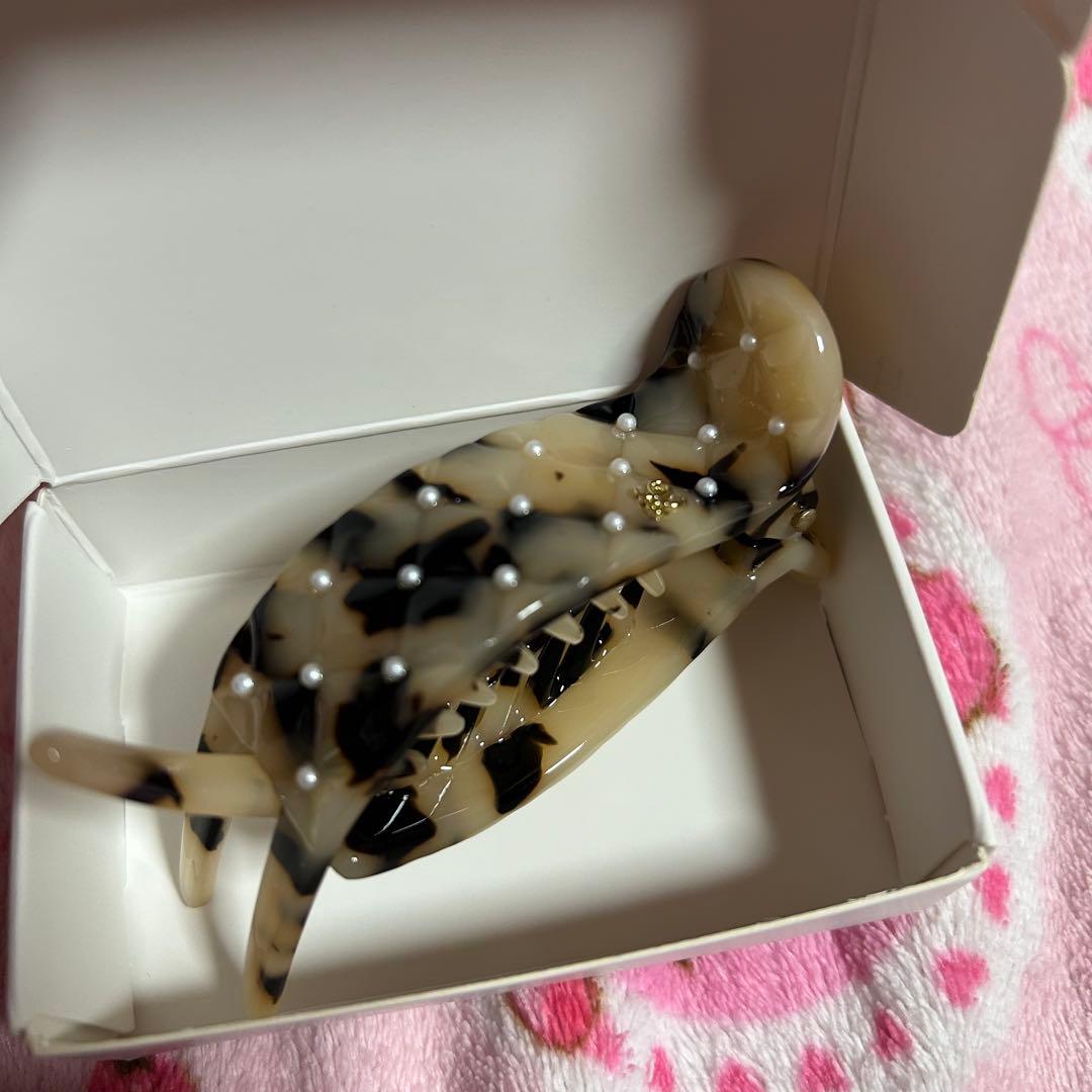 ロエムトウキョウ　LOEM TOKYO quilt marble ヘアクリップ