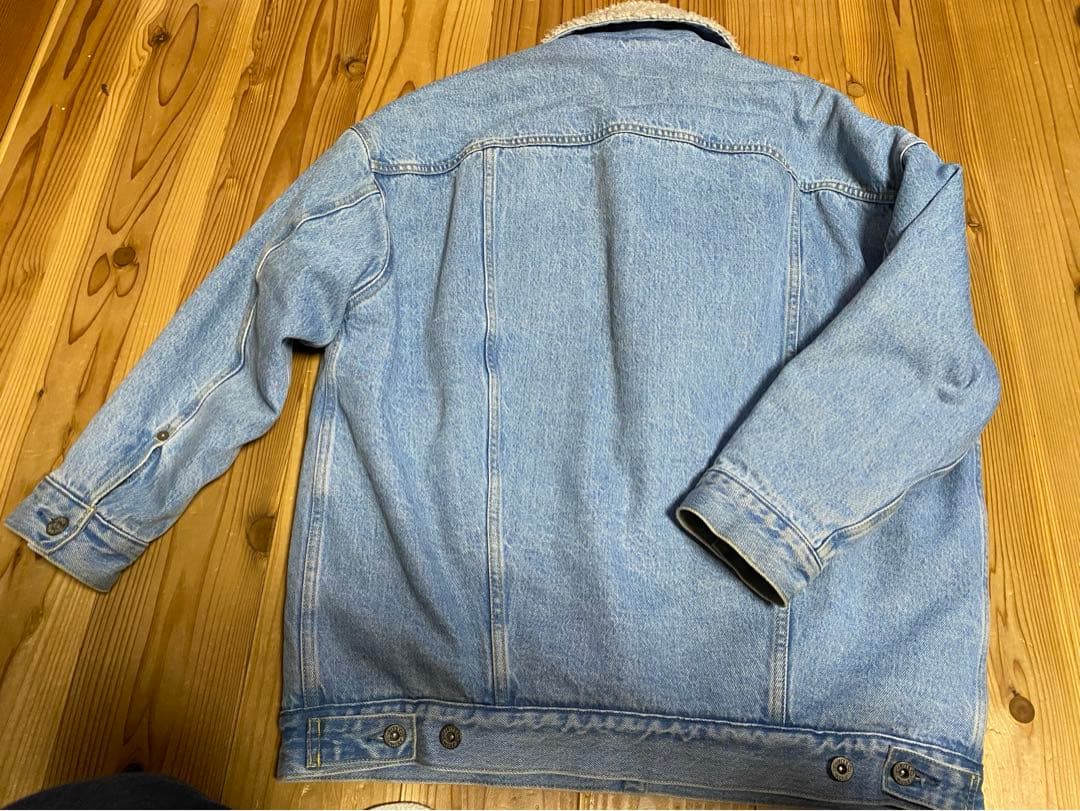 Spick ＆ Span 5½ ライトブルー ボアデニムジャケット 36