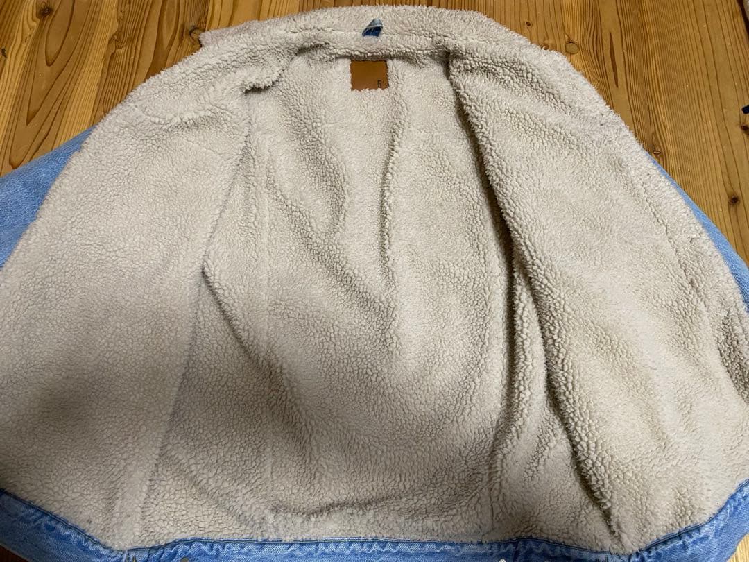 Spick ＆ Span 5½ ライトブルー ボアデニムジャケット 36